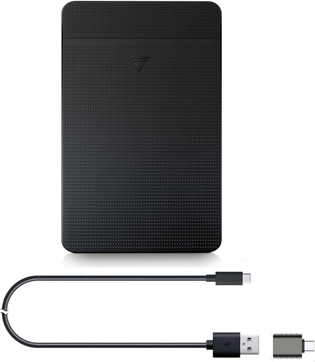 Externe Harde Schijf - Draagbare Opslag - Bestanden Opslaan - Ultra Slim Design - 500 GB - Zwart