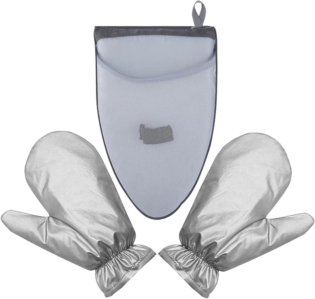 Stoom Handschoenen - Stoomstrijkijzer Accessoires - Kleding Stomen - Hittebestendig Ontwerp - 3 Stuks - Grijs