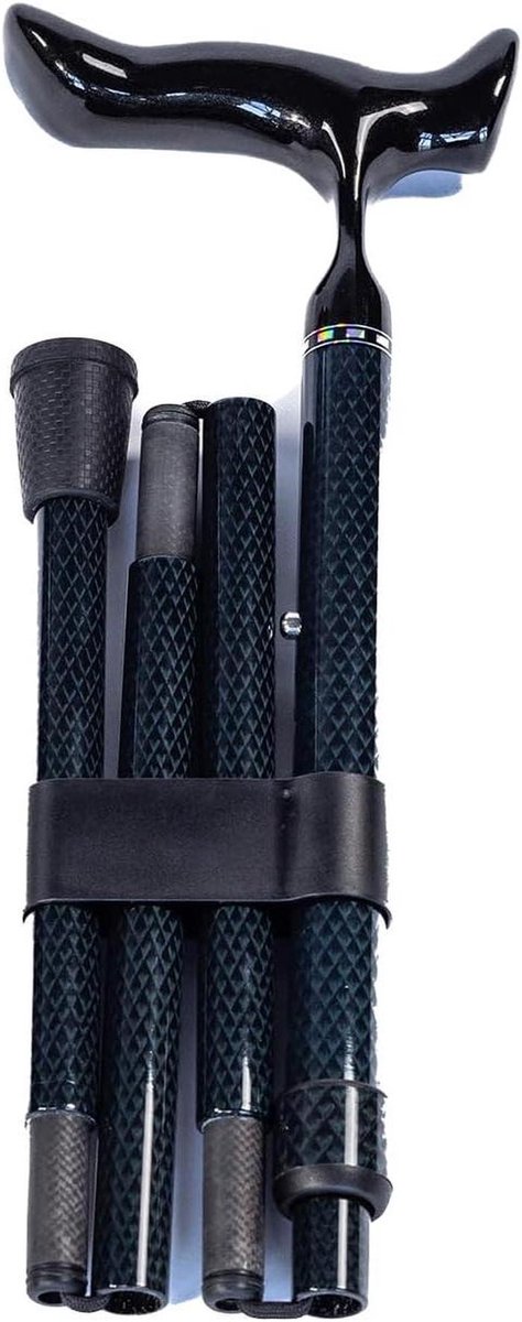 Wandelstok - Loopstok - Comfortabel Lopen - Ergonomisch Handvat - Verstelbaar - Blauw