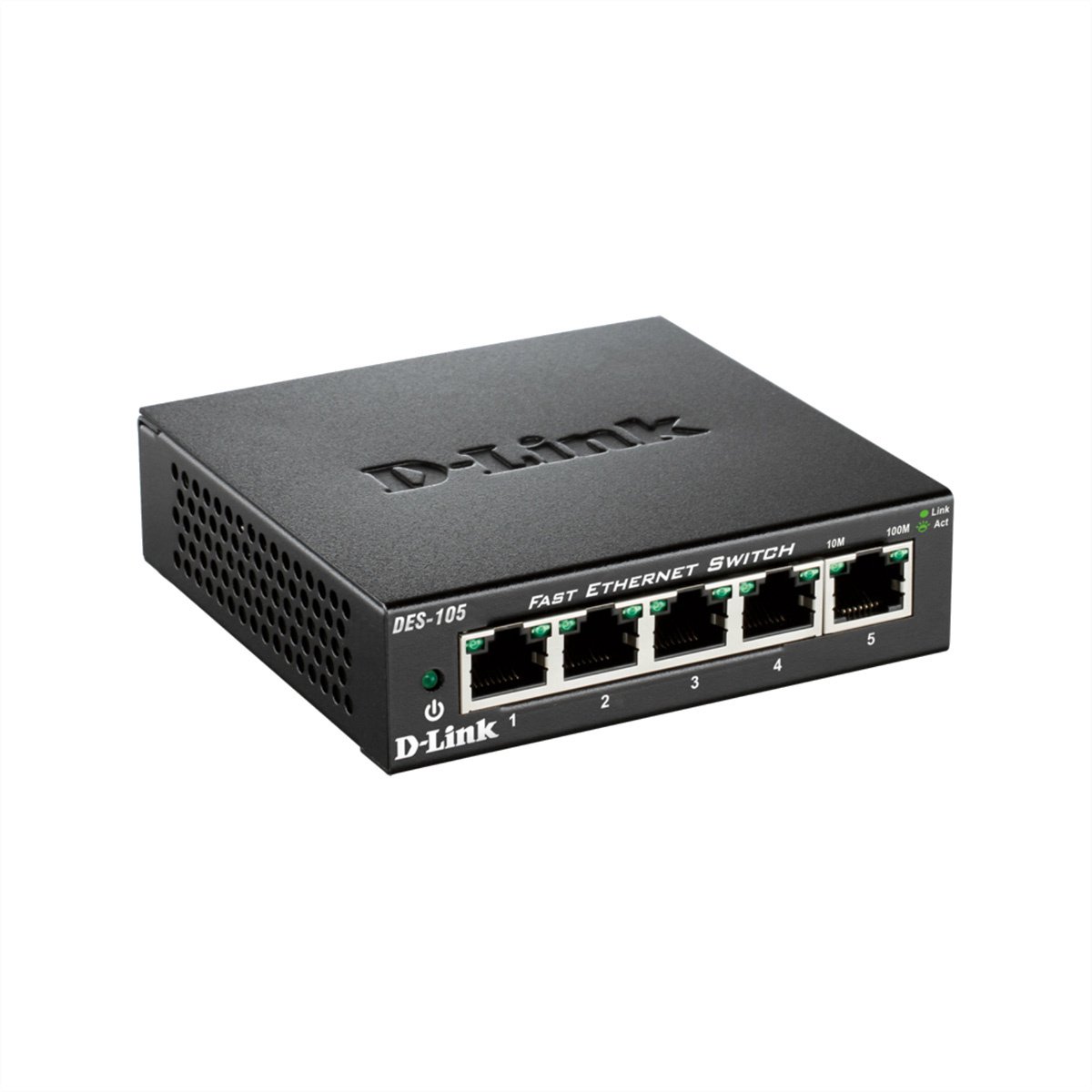 D-Link DES-105 - Netwerkswitch - 5 Poorten - Unmanaged