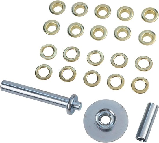 Reparatieset Tarp - Tent Oogjes - Buitenuitrusting Herstellen - Messing Materiaal - 103 Delen - Goudkleurig — afbeelding 5