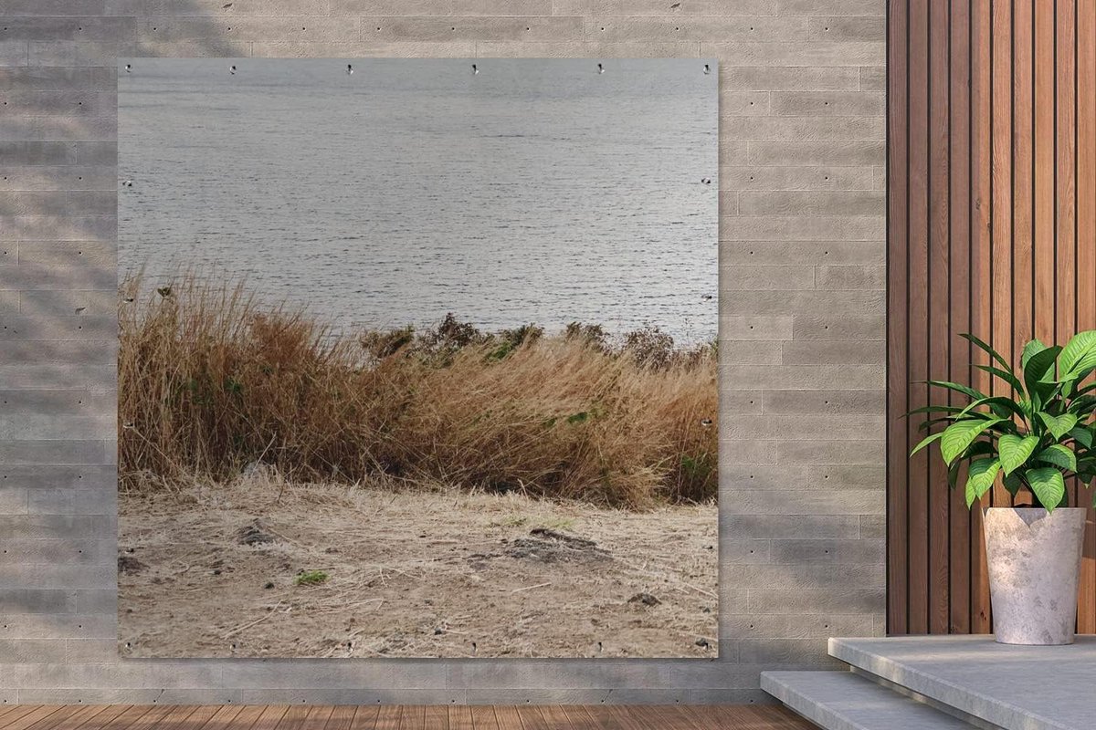 Tuinposter - Tuindoek Buiten - Tuin Decoratie - UV Bestendig - 200x200 cm - Veelkleurig