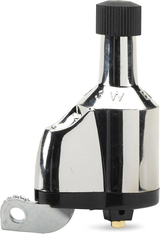 Fiets Dynamo - Universele dynamo - Fietsverlichting - Chroom afwerking - 15.8 x 6.6 cm - Zilver — afbeelding 2