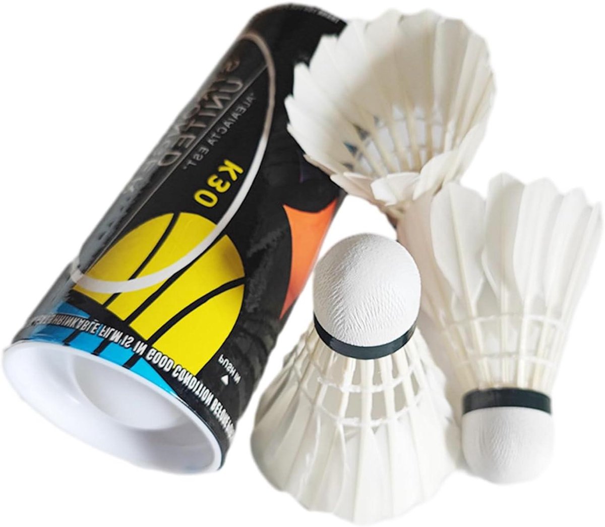 Badminton shuttles - Sport ballen - Buiten spelen - Verbeterde stabiliteit - 3 stuks - Wit