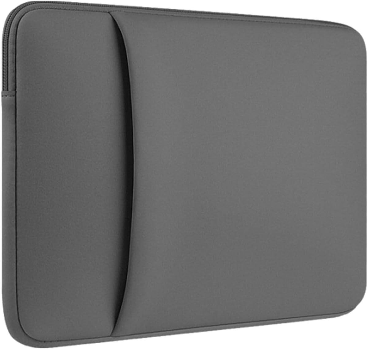 Laptophoes - Notebookbeschermer - Veilige Opslag - Roestvrijstalen rits - 13 inch - Grijs
