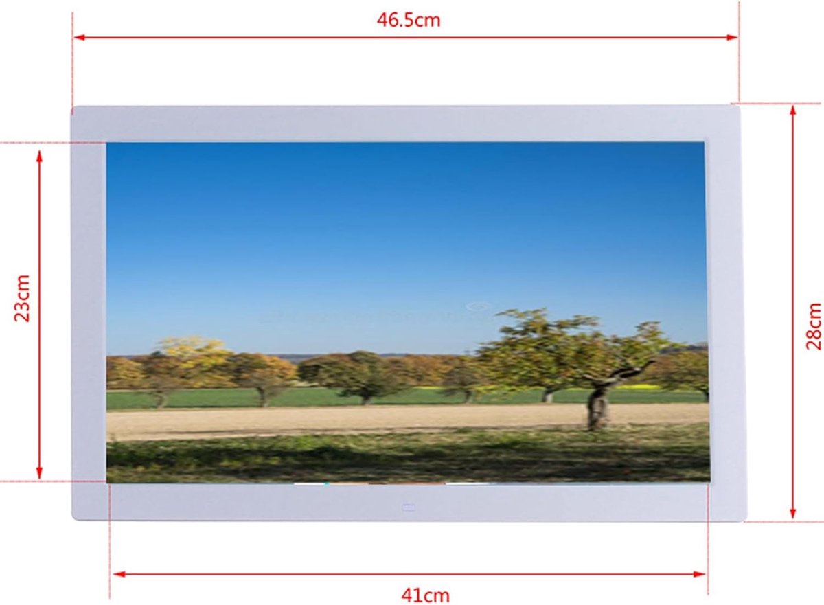 Digitaal Fotolijstje - Elektronisch Album - Herinneringen Tonen - WIFI Verbinding - 19 Inch Scherm - Zwart — cadeau in Wonen & Interieur - foto 2