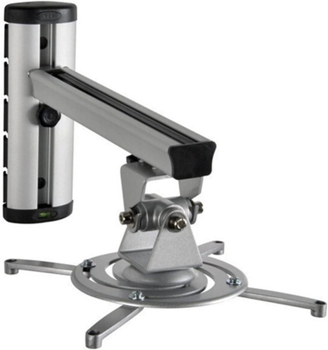Projector Muurbeugel - Projector Ophanging - Thuisbioscoop Creëren - Volledig Verstelbaar - 375 mm van Muur - Zilver