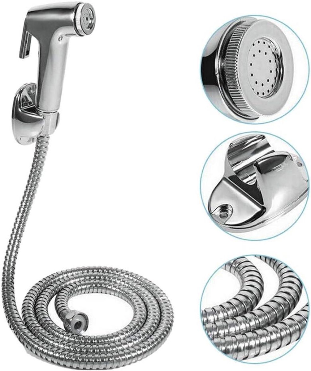 Handdouche Bidet - Douchekop Slang - Persoonlijke Hygiëne - Met Houder - 224 Gram - Chroom
