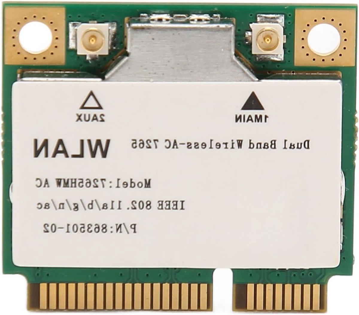 Netwerkkaart Wifi Bluetooth - Draadloze Adapter - Snelle Internetverbinding - 1200Mbps Dual Band - Mini PCIE - Groen