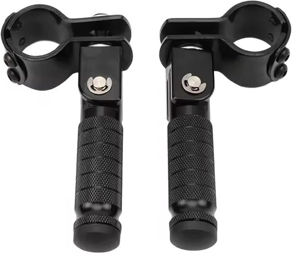 Fiets Voetsteunen - Pedalen Fiets - Extra Comfort - Vouwbaar Aluminium - 2 Stuks - Zwart