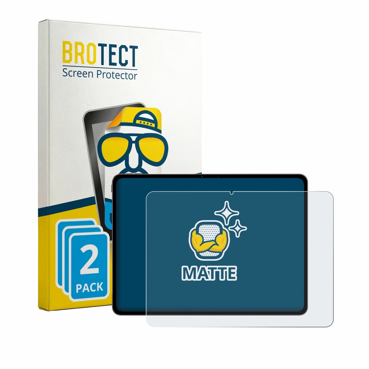 BROTECT - Screenprotector voor OnePlus Pad 4 - Folie Beschermfolie matte 2 Stuks