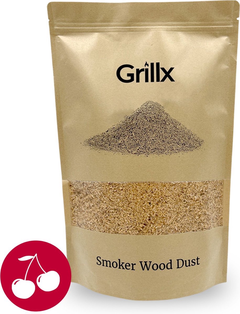 Grillx Rookmot Kers - 3 Liter - Genoeg voor 7x koud roken - Cold Smoke Generator