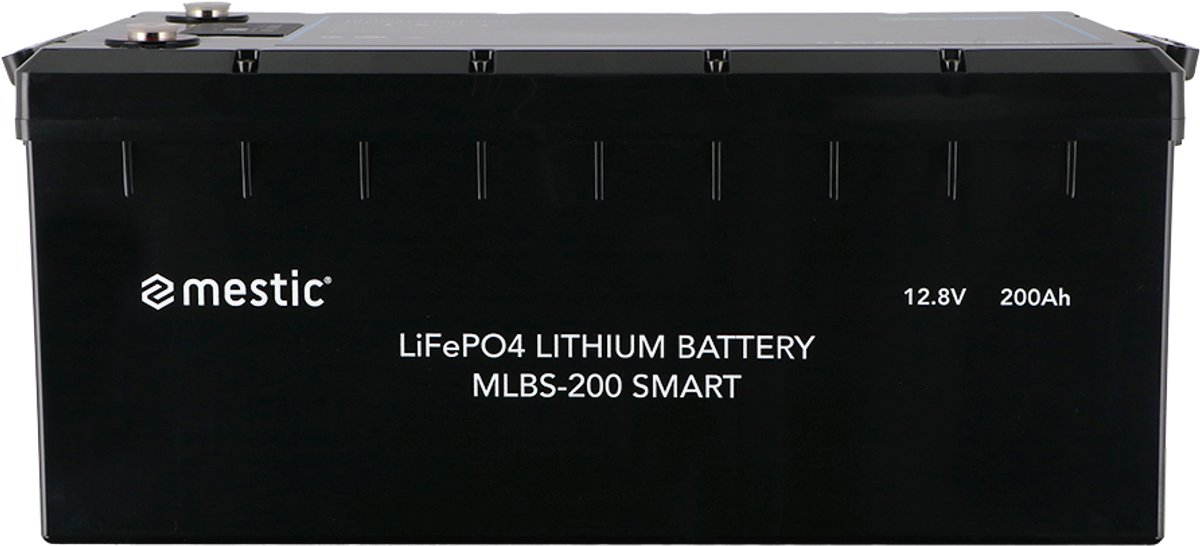 Mestic LiFePO4 Lithium Accu MLBS-200 LN5 Smart - Voor campers, caravans en off-grid - 200 Ah capaciteit - Bediening via App - IP65 waterdicht