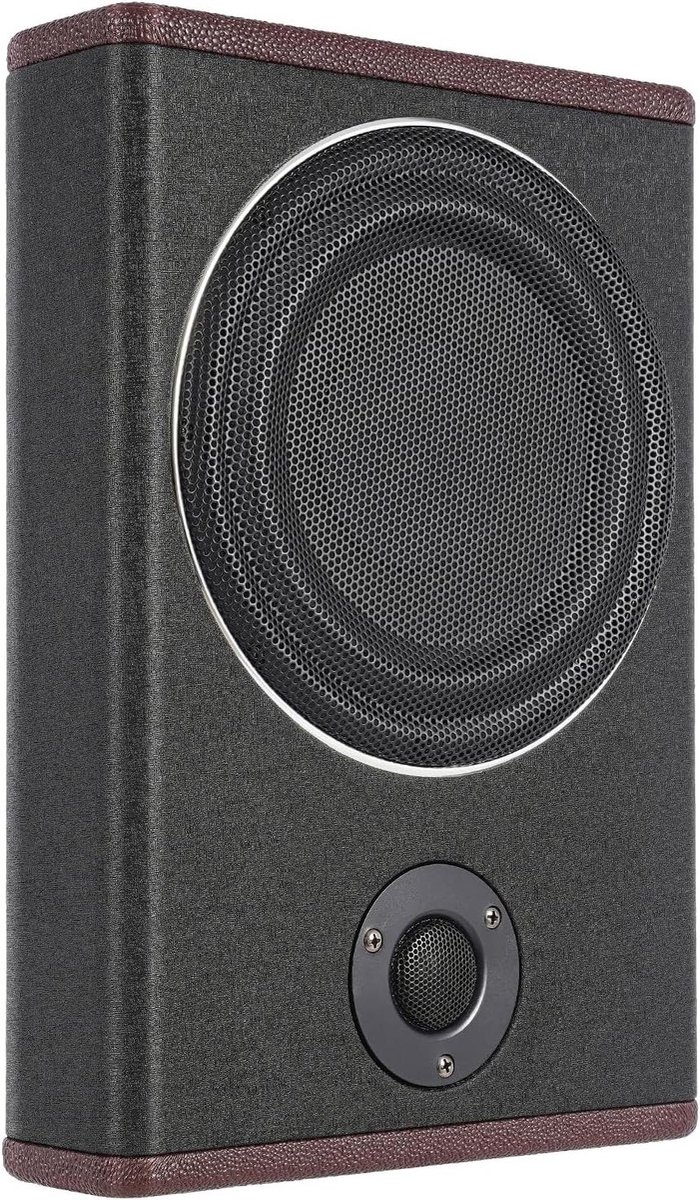 Auto Subwoofer - Basbox Vermogen - Muziek Ervaring - Ultradun Ontwerp - 8 Inch - Zwart