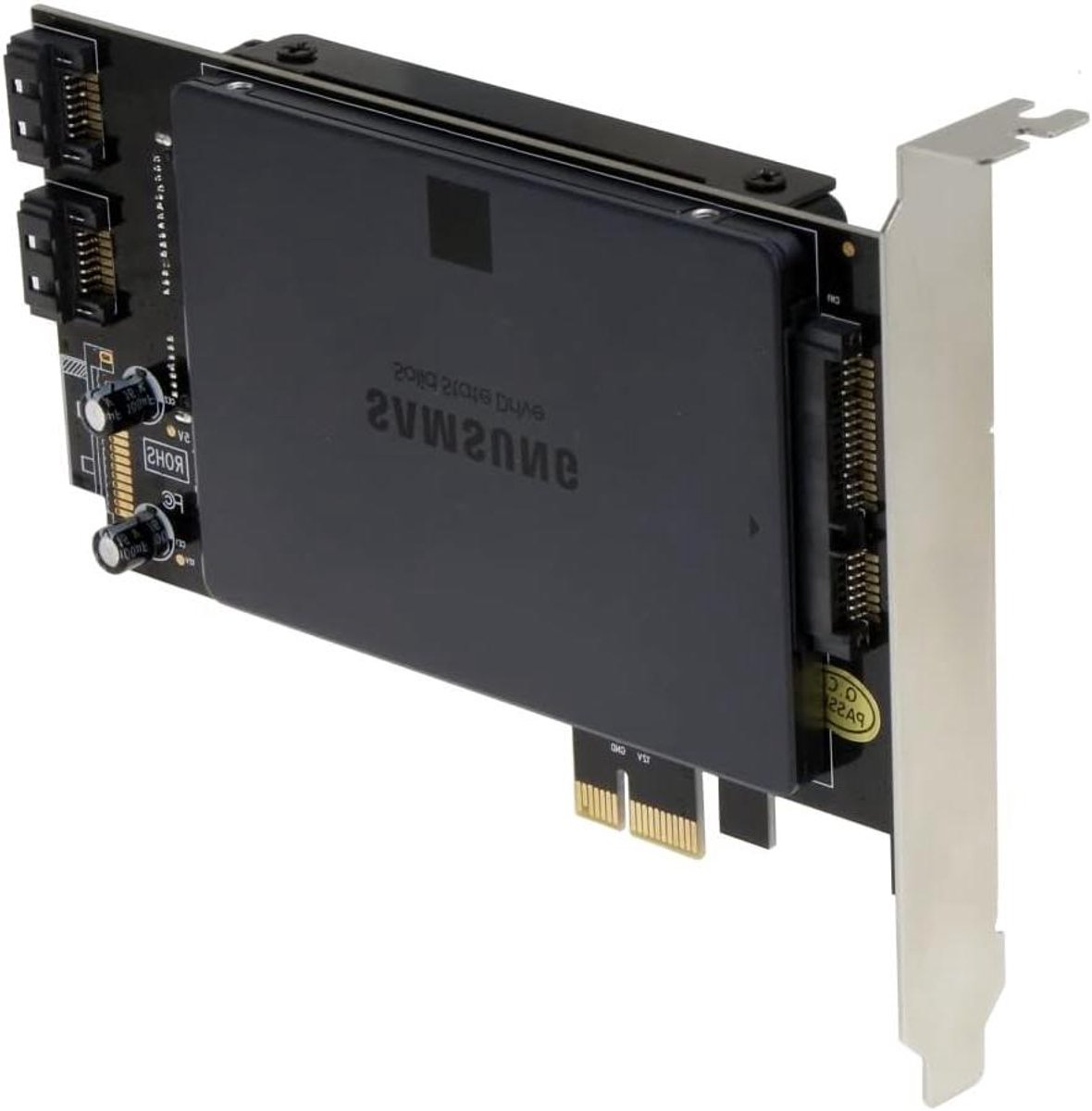 Montageadapter - SSD Houder - Opslag Uitbreiden - Dubbele Schijf - 25 inch - Zwart