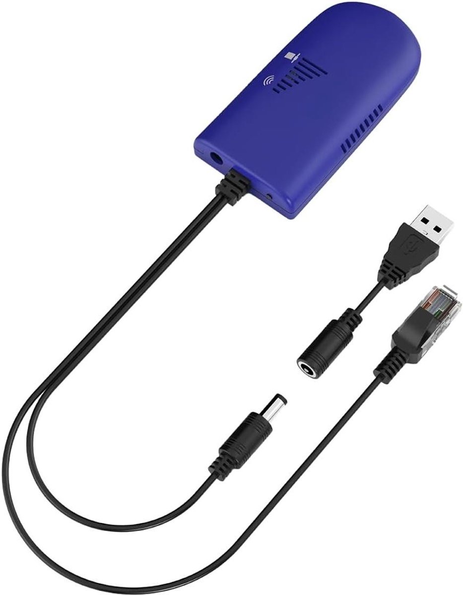Wifi Brug Repeater - Draadloze Converter - Apparaten Verbinden - 300 Mbps Snelheid - Compact Formaat - Zwart