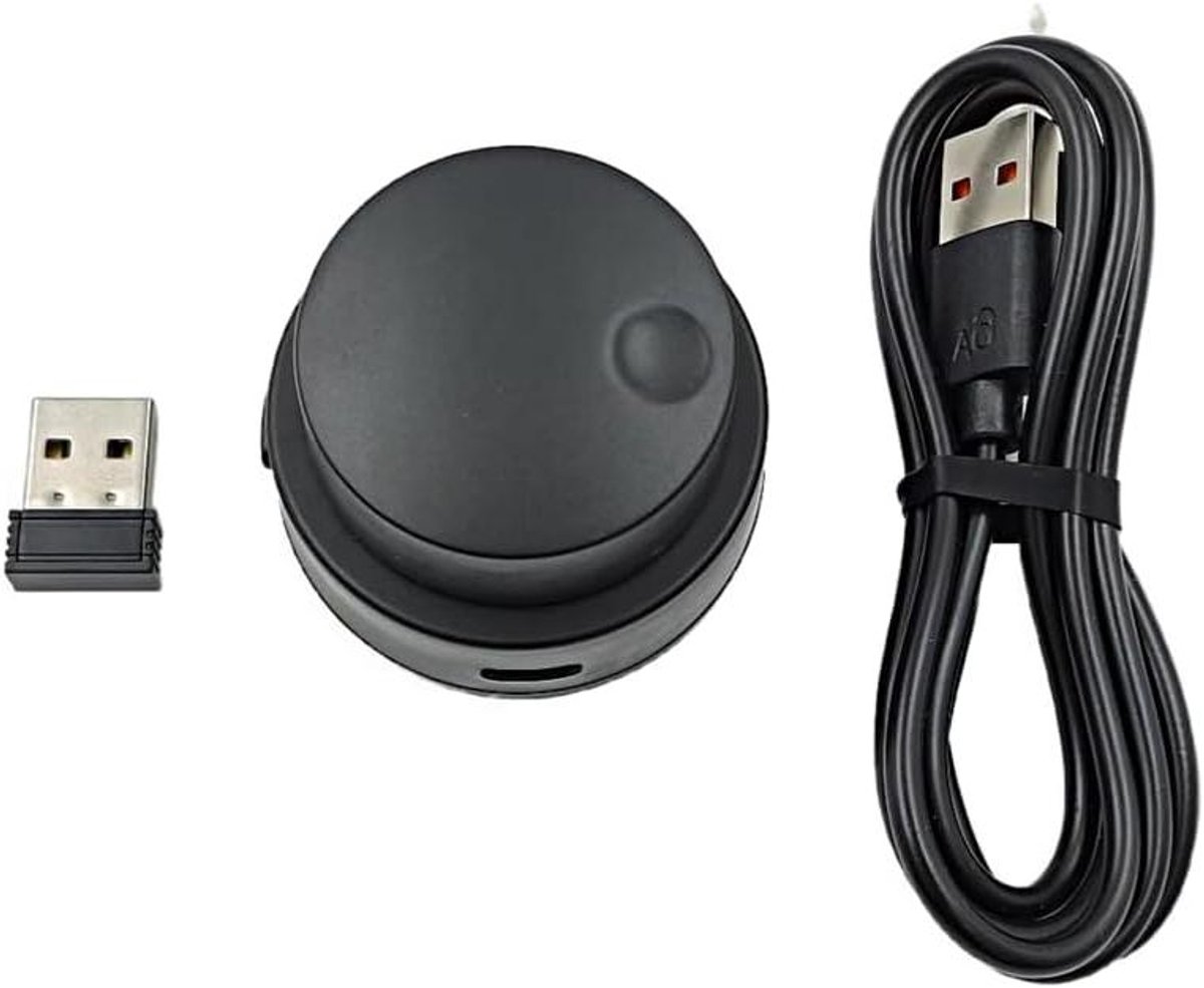 USB Volume Knop - Audio Regelaar - Muziek Bedienen - Draadloos en Bedraad - 10 x 8 x 5 cm