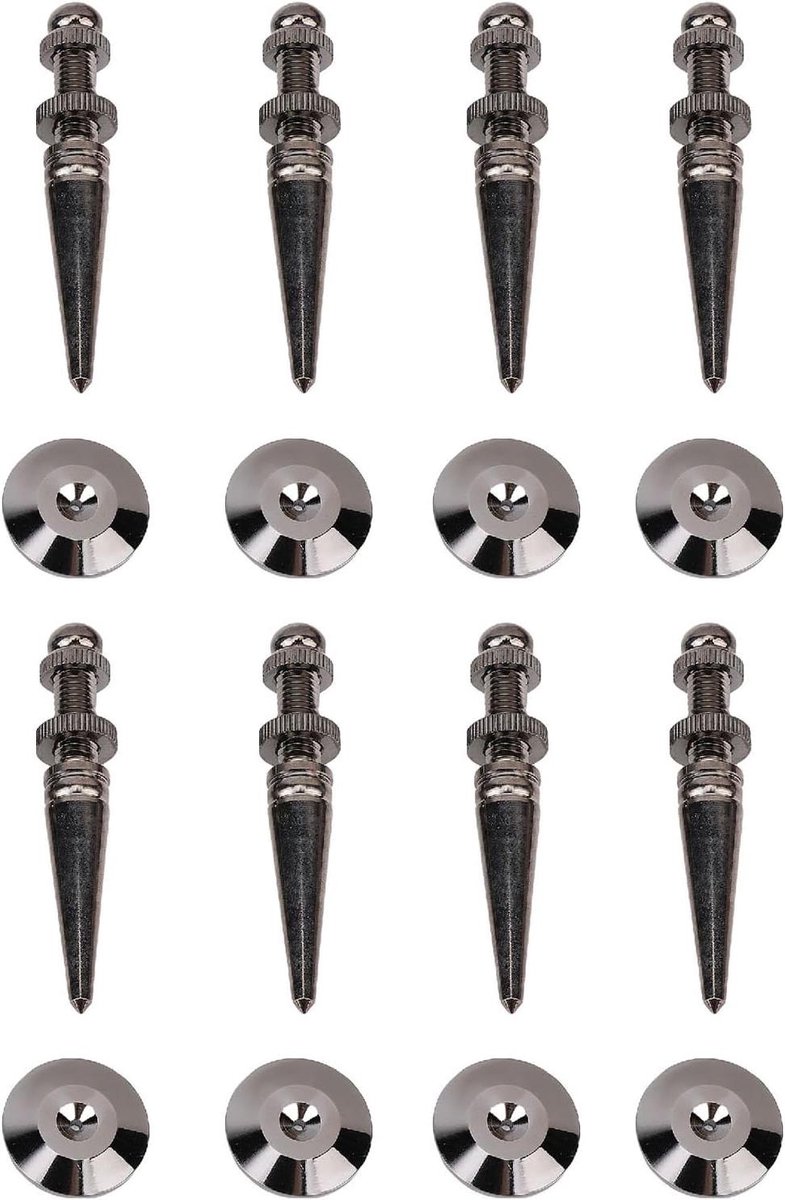 Luidspreker Isolatie - Koperen Spikes - Audio Verbetering - Verstelbaar Ontwerp - 8 Stuks - Koper