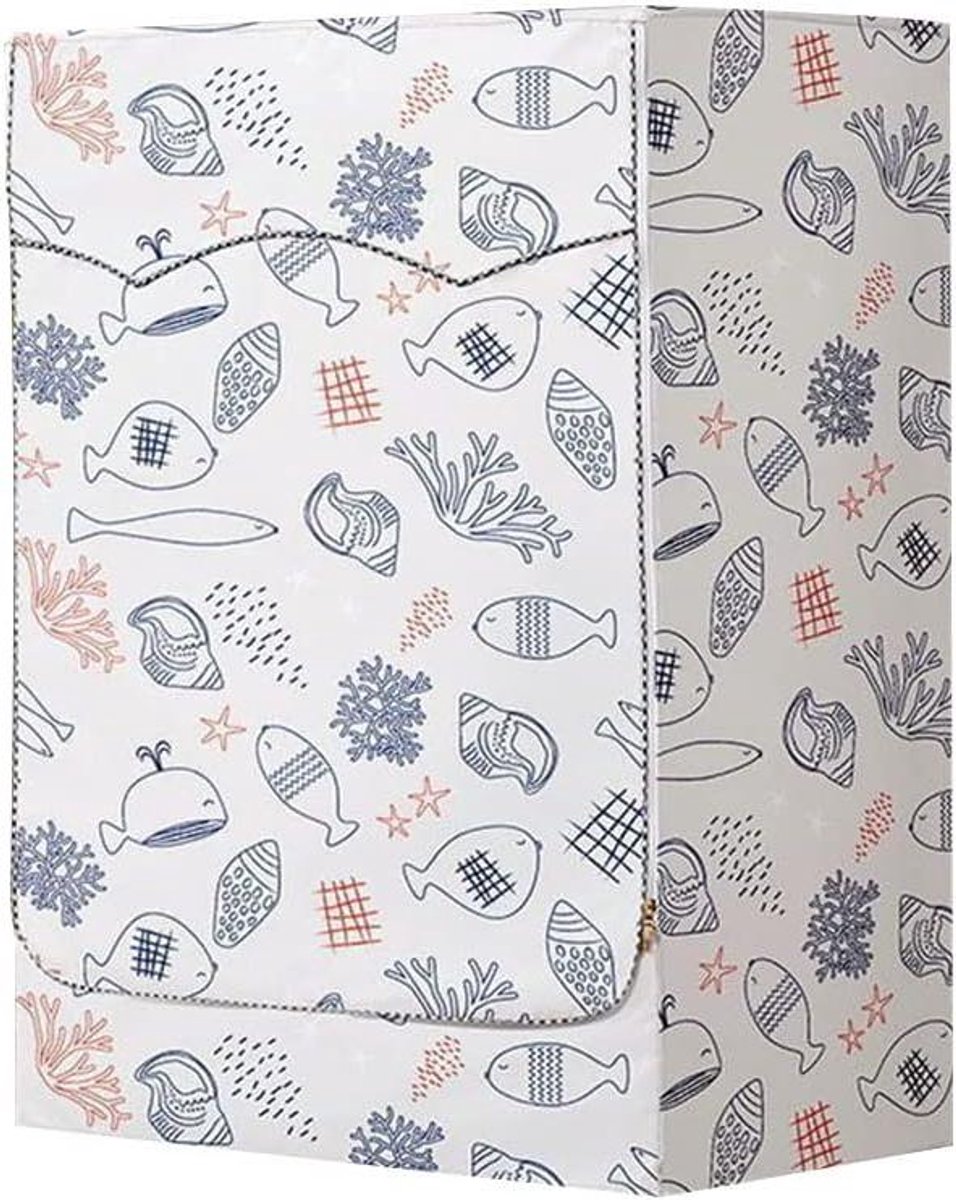 Wasmachinehoes Apparaatbeschermer Apparaat Beschermen Waterdicht Oxford Doek 8-9 kg Blauw