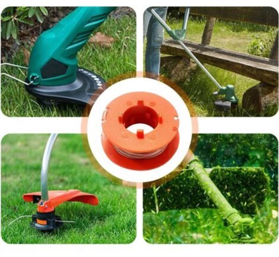 Drie vervangende maaidraden Geschikt voor Bosch ART 23/26/30 Combitrim 23/26 Easytrim maaiers, Geschikt voor Bosch enkelvoudige rolmaaier F016800175, met één rolbeschermer Geschikt voor Bosch F016L71088. — afbeelding 2