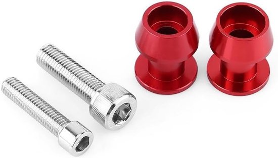 Oscillerende Arm Spoel en Swivel Arm Houder van Aluminium voor Motorfietsen, 2 Stuks, 8 mm, Rood, CNC Bewerkt, Duurzaam en Lichtgewicht — afbeelding 4