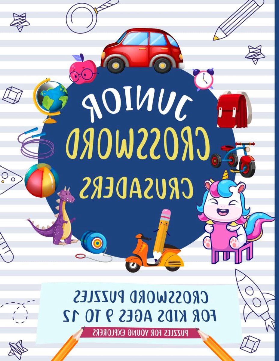 Kruiswoordpuzzels Kinderen - Woordspel Uitdaging - Mentale Training - Speciaal voor 9-12 jaar - 115 Pagina's - Meerkleurig