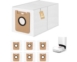 Stofzuigerzakken - 6 stuks - Stofzuigerzak - Stofzakken stofzuigzak - Stofzakken - Stofzuigerzakken Compatibel - Voor Dreame D10 Plus, D10s Plus stofzuigerrobot - 2,5L - Wit