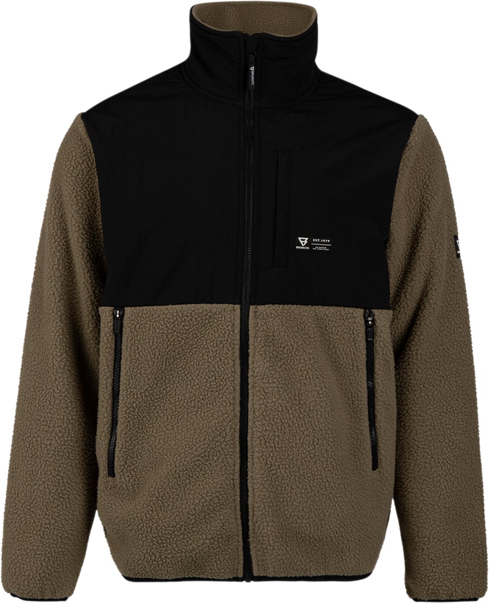 Brunotti Shawno Heren Fleece Dusky Groen