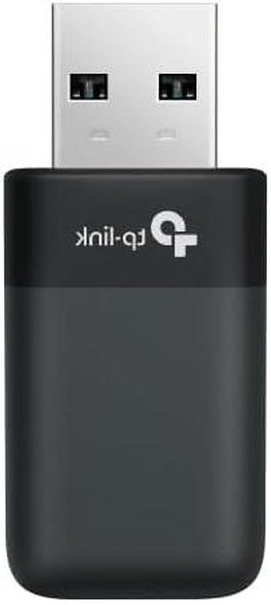 Mini WiFi 6 Adapter - USB Netwerkkaart - Snelle Internetverbinding - AX1800 Dual Band - 4.39 cm - Zwart