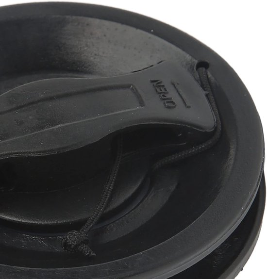 Bootluchtventiel - Vlotventiel - Watersport Reparatie - Dubbele Afdichting - 47 x 6 cm - Zwart — afbeelding 2
