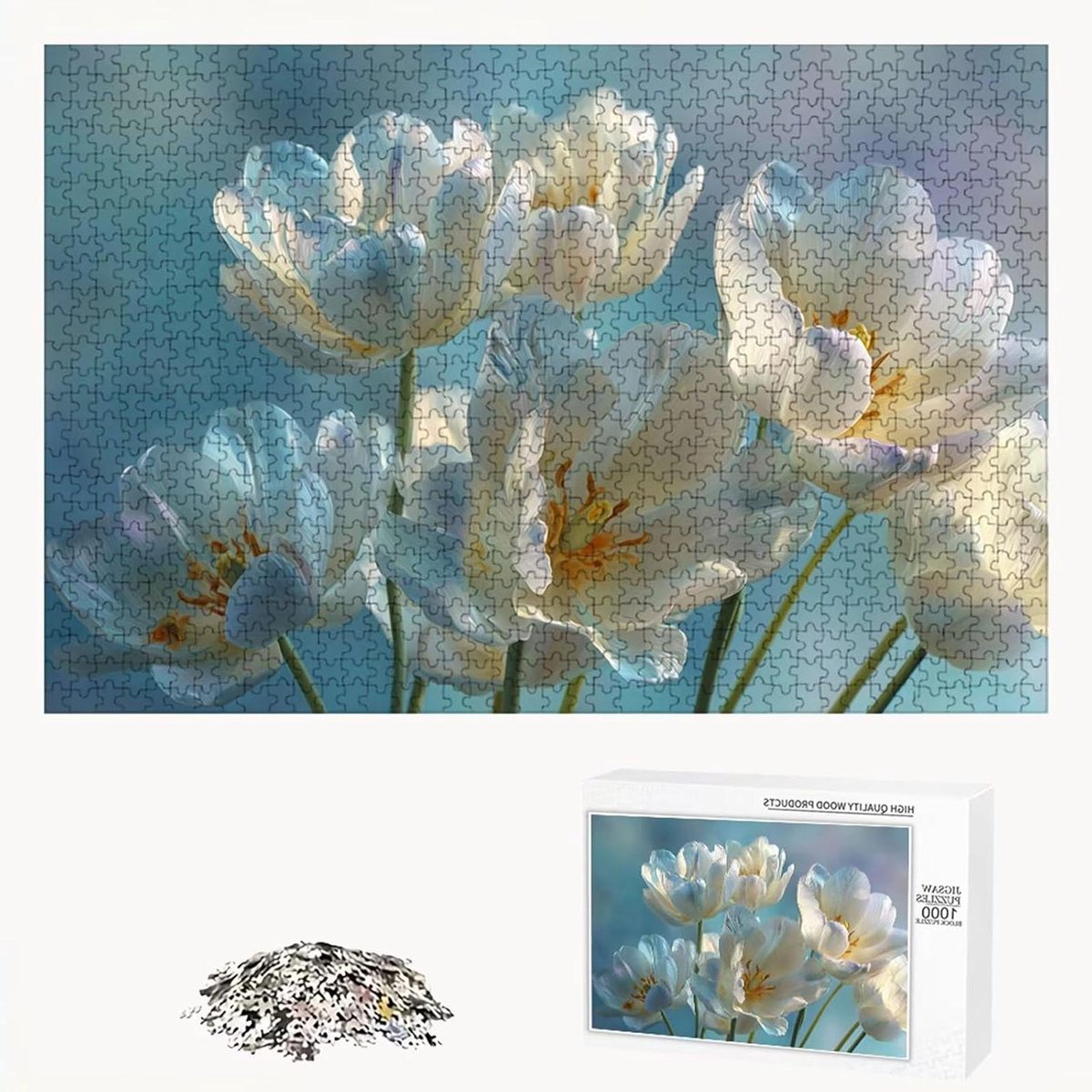 Puzzel 5000 stukjes - Volwassen puzzel - Ontspanning en decoratie - Lindehouten puzzel - 181 x 105 cm