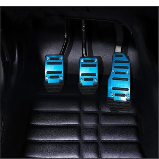 Pedaalhoezen Set - Auto Pedalen - Veilig Rijden - Antislip Ontwerp - Universele Pasvorm - Blauw — afbeelding 2