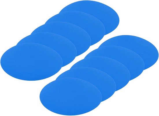 Reparatieset Zwembad - PVC Pleisters - Waterdicht Maken - Zelfklevend - Diverse Vormen - Blauw — afbeelding 5