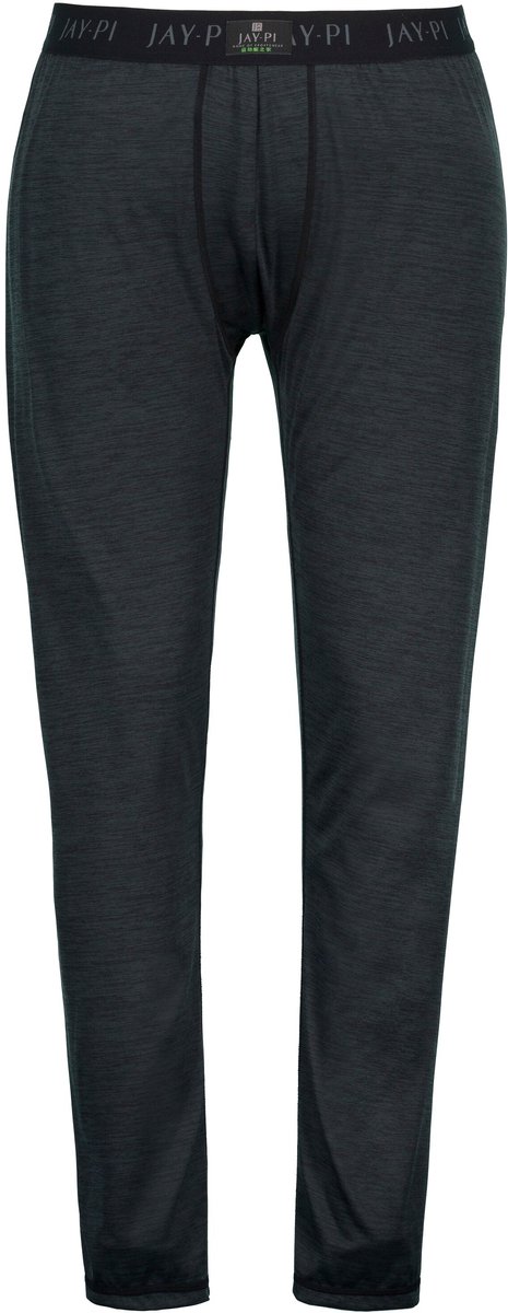 JAY-PI - Heren - Functionele onderbroek lang model ademend - Zwart - Maat XL