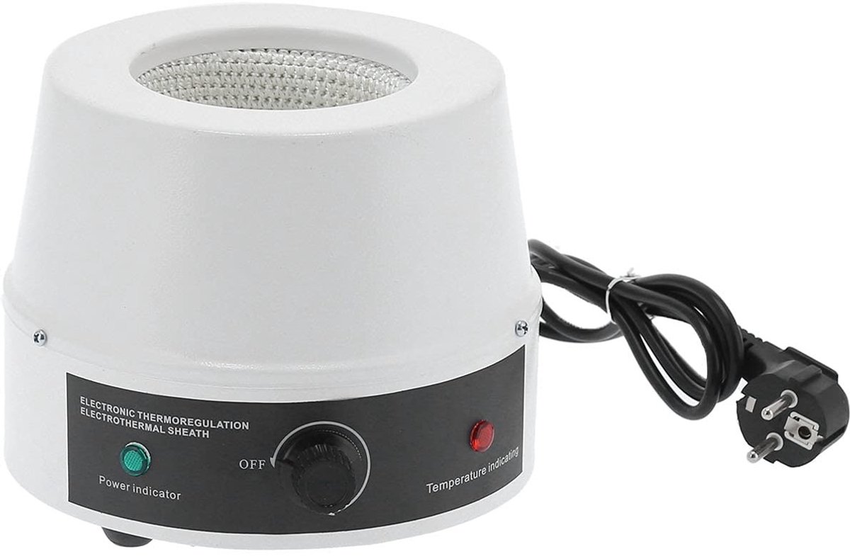 ONF3 - Verwarmingsmantel - Thermostaat - Temperatuurregeling - 250ml - Lab - Universiteit - 220V - Zwart - Elektrisch - Verwarmingssysteem