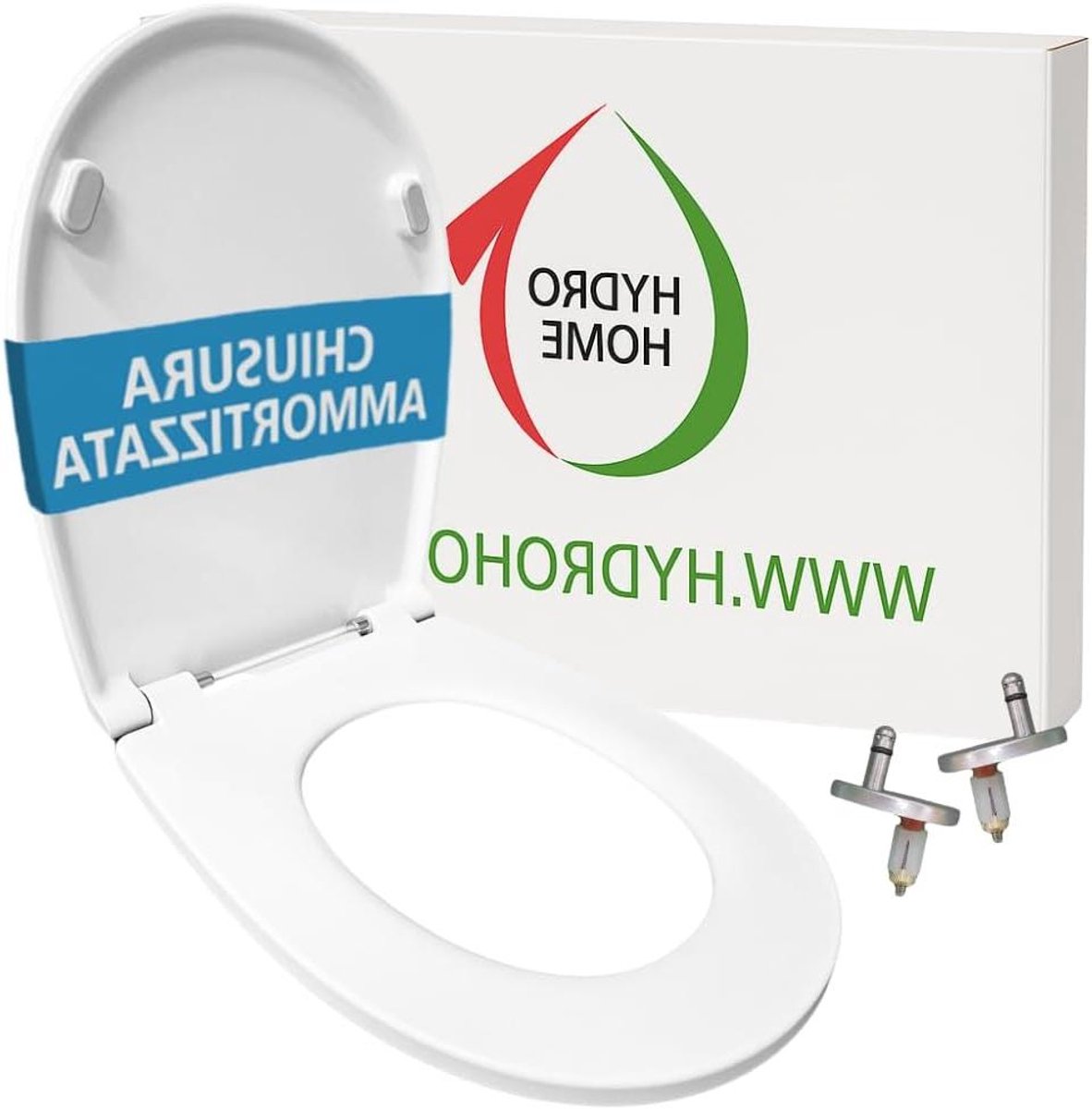 Toiletbril - WC-bril - Badkamer Vernieuwen - Duroplast Materiaal - 43x36 cm - Wit