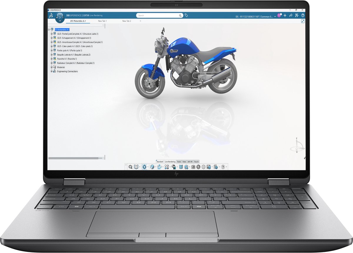 HP ZBook Fury G1i Wolf Pro Security Edition Intel Core Ultra 9 285HX Mobiel werkstation 40,6 cm (16") WUXGA 32 GB DDR5-SDRAM 1 TB SSD NVIDIA RTX PRO 2000 Blackwell Wi-Fi 7 (802.11be) Windows 11 Pro AI Workstation, AI PC Zilver