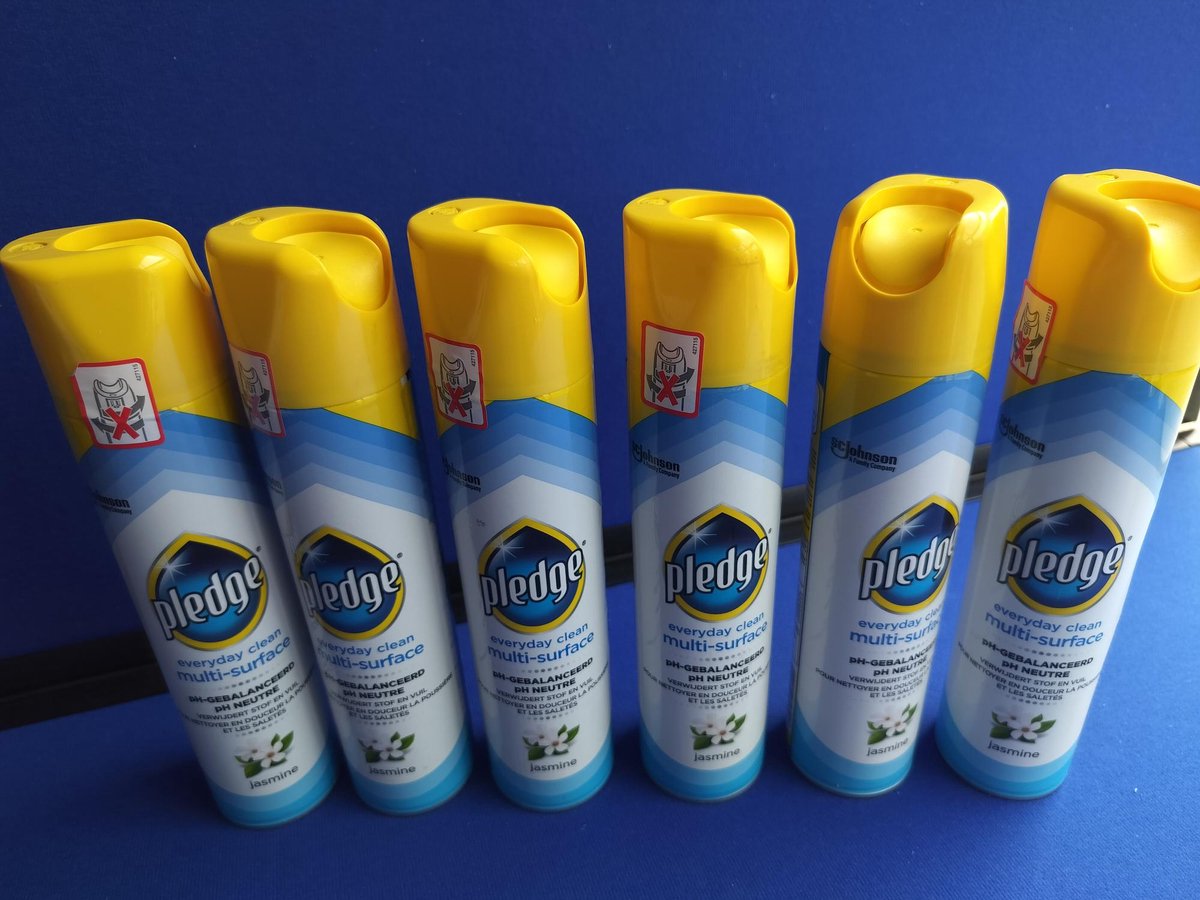 Pledge everyday clean multi-surface - reiniging - 6X 250 ML - jasmijn