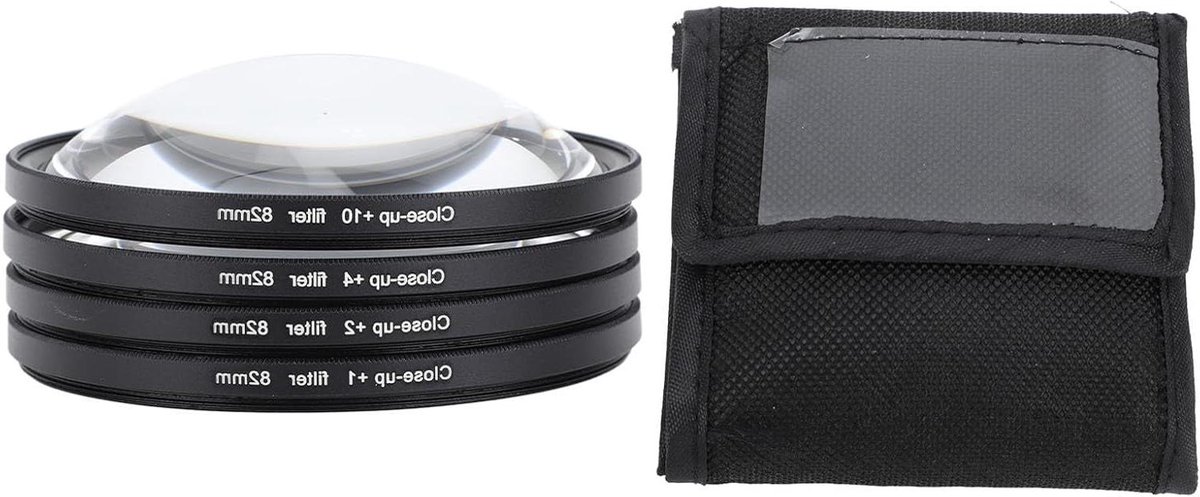 Macro Lens Filter Kit - Close-up Filters - Gedetailleerd Fotograferen - Optisch Glas - 82mm - Niet van toepassing