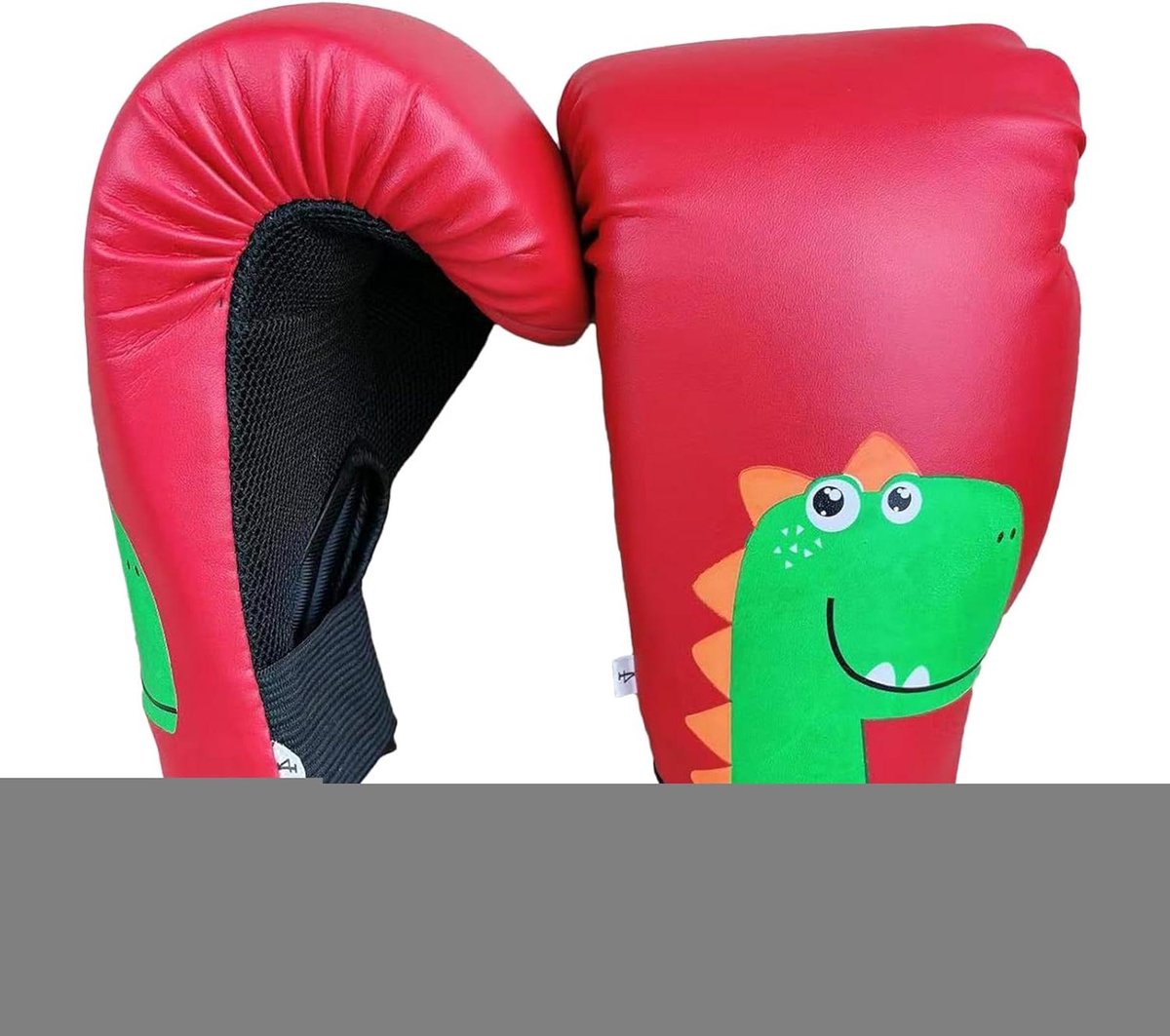 Bokshandschoenen Kinderen - Kickbokshandschoenen Jeugd - Sport Training - Zweetafvoerend Ontwerp - Leeftijd 3-8 jaar - Rood