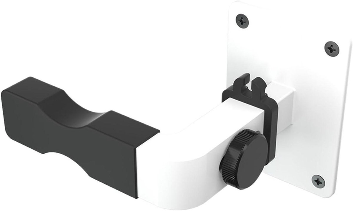 Stofzuiger Opberghouder - Wandhouder Stofzuiger - Ruimte Besparen - Verstelbaar Ontwerp - 130 x 88 mm - Wit
