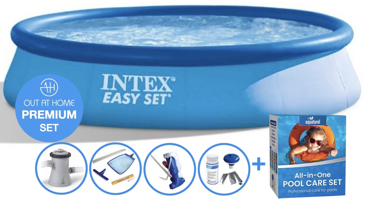Ø 396 x 84 cm Intex Easy Set PREMIUM zwembad set - rond