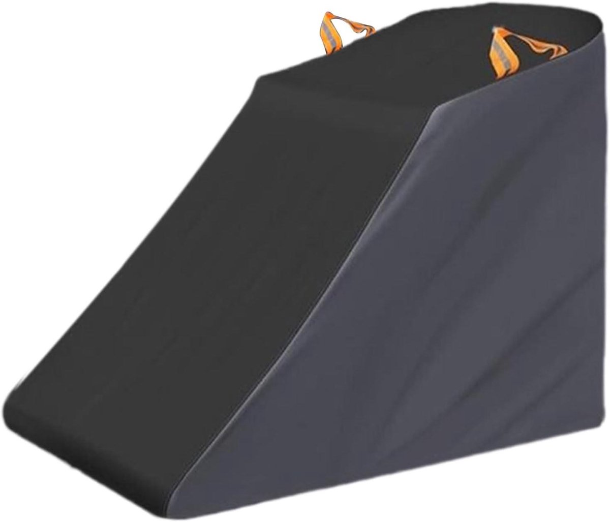 Loopbandhoes - Beschermhoes Fitnessapparaat - Apparaat Beschermen - Reflecterend Handvat - 168x75x135cm - Zwart