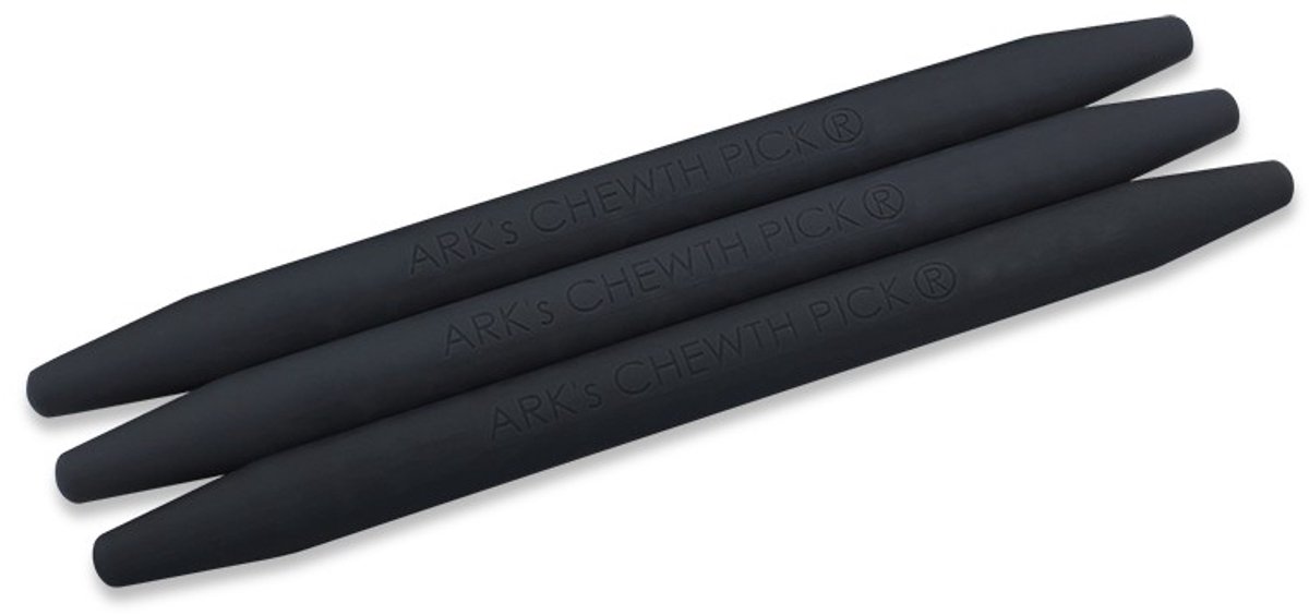 ARK Therapeutic kauwspeelgoed Chewth Pick sensorisch zwart XT medium.