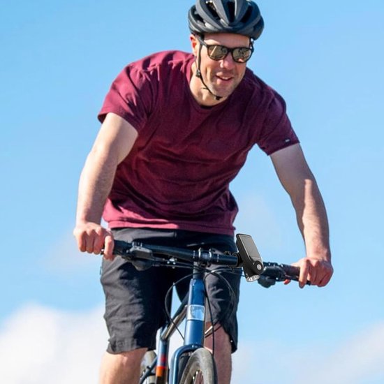 VHV - Fietsverlichting USB Oplaadbaar - Solar LED Voorlicht Fiets voor Nacht Rijden - 1200 mAh accu, waterbestendig ontwerp - voor Mountainbike, Racefiets, Stadsfiets, E-bike en Woon-Werkverkeer — afbeelding 4