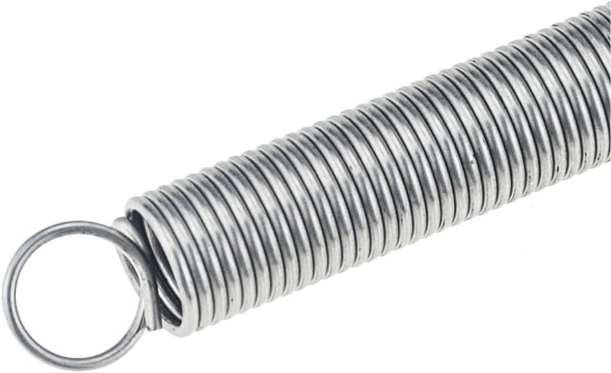 Trekveren Dubbele Haak - Veren Set - Apparaten Repareren - 304 Roestvrij Staal - 0.4mm x 3-5mm x 15-40mm - Zilverkleurig