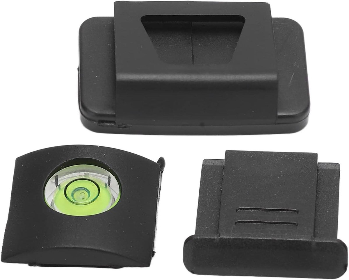 Camera Oogschelpset - Zoeker Bescherming - Nauwkeurig Fotograferen - Geïntegreerde Waterpas - 5g - Zwart