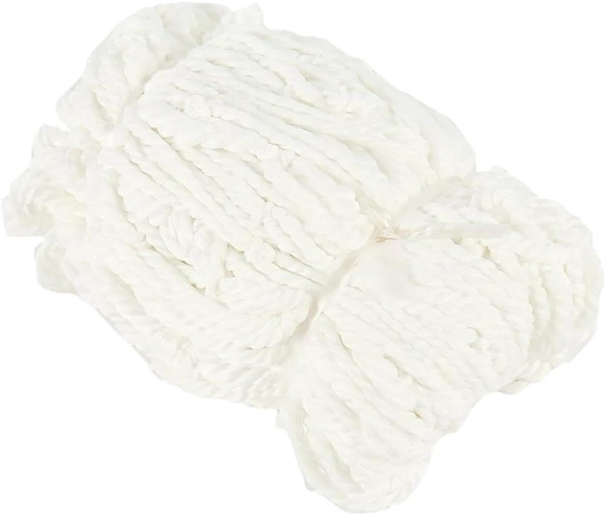 Voetbal Doel Net - Sport Net - Voetbal Training - Knooploos Gevlochten - 2.4 x 1.8 m - Wit
