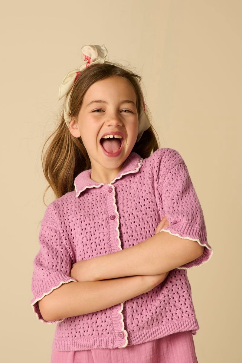 Sissy-Boy - Paars ajour vest