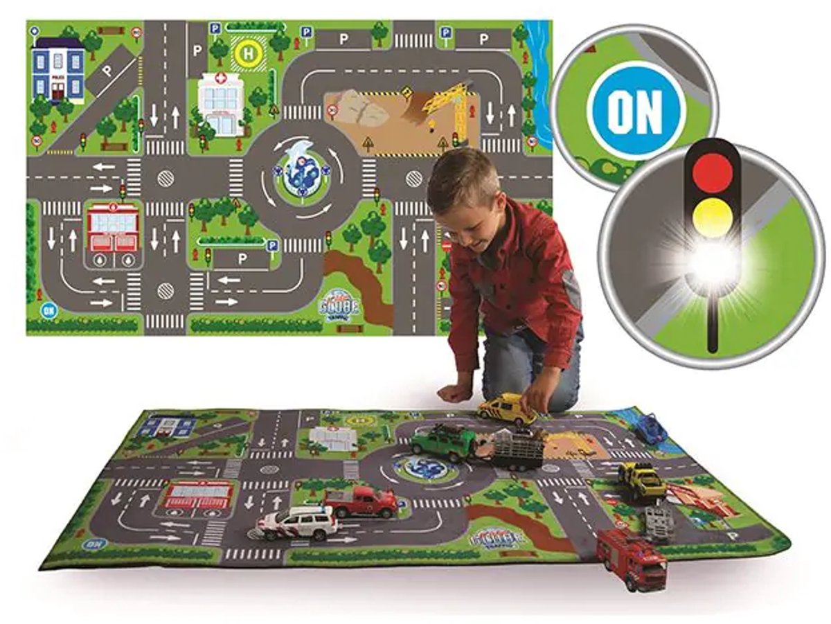 Kids Globe Speelkleed Verkeer met Led verkeerslichten — afbeelding 12